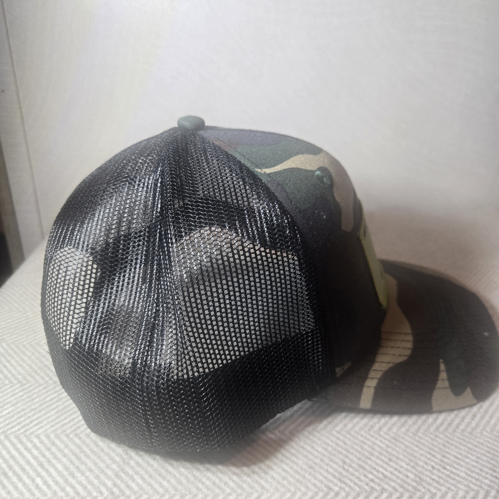Camouflage Cap With Humorous Patch - image 4